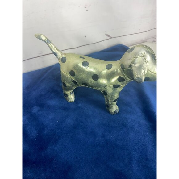 VICTORIAS SECRET PINK DOG Spots Metallic Gold Polka Dots Black VS - Picture 5 of 7